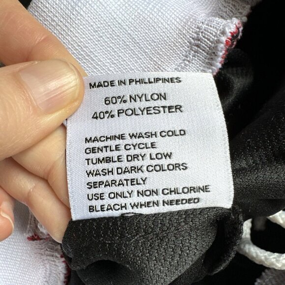 RETRO Mperial Sportswear Wolverine Black & Red YOUTH Basketball Shorts L - Picture 7 of 10